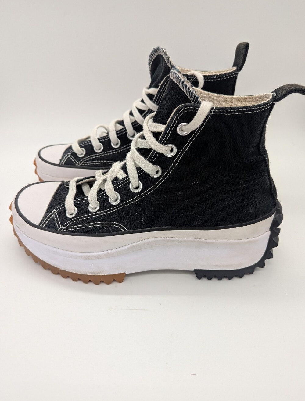 Converse Run Star Hike Platform High Top Black Casual Shoe Men's 5 Women's 6.5